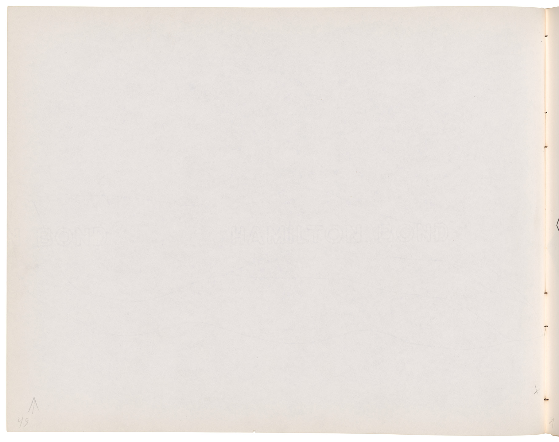 Ellsworth Kelly. Sketchbook #40, New York City. 1959-60