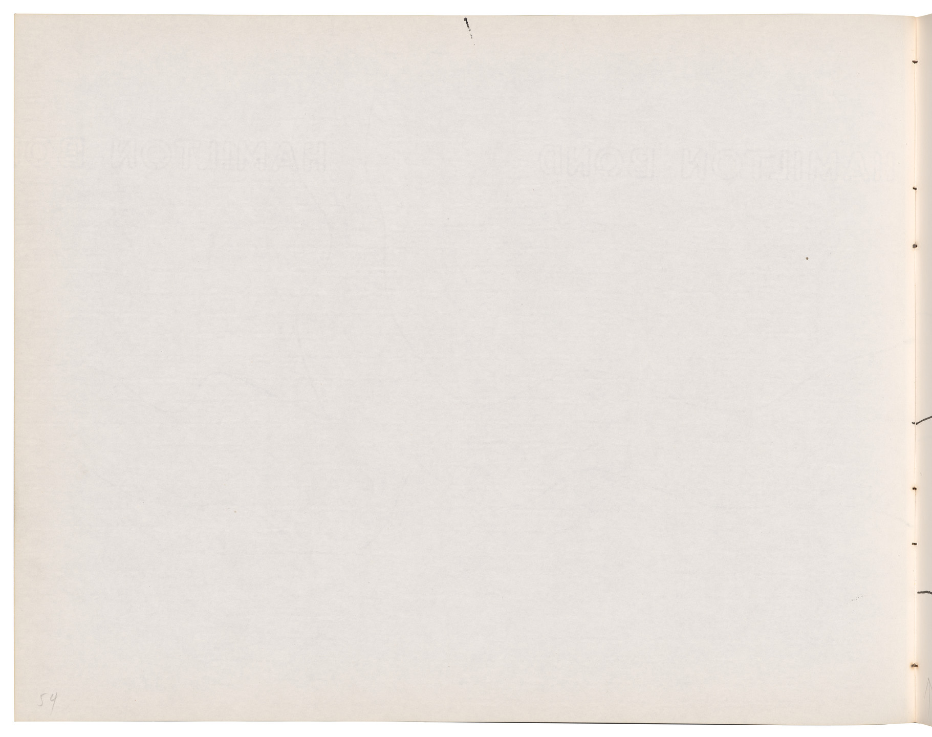 Ellsworth Kelly. Sketchbook #40, New York City. 1959-60