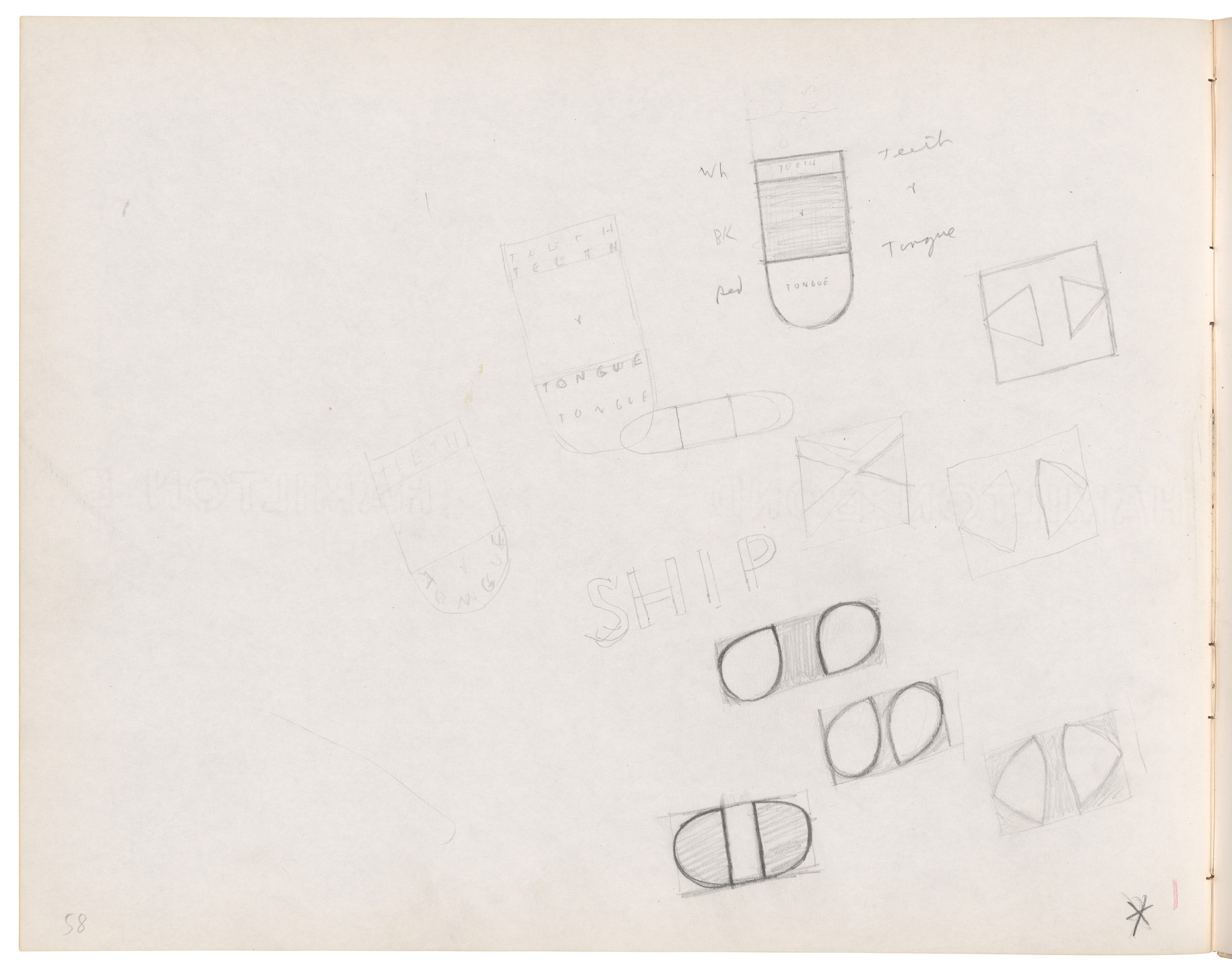Ellsworth Kelly. Sketchbook #40, New York City. 1959-60