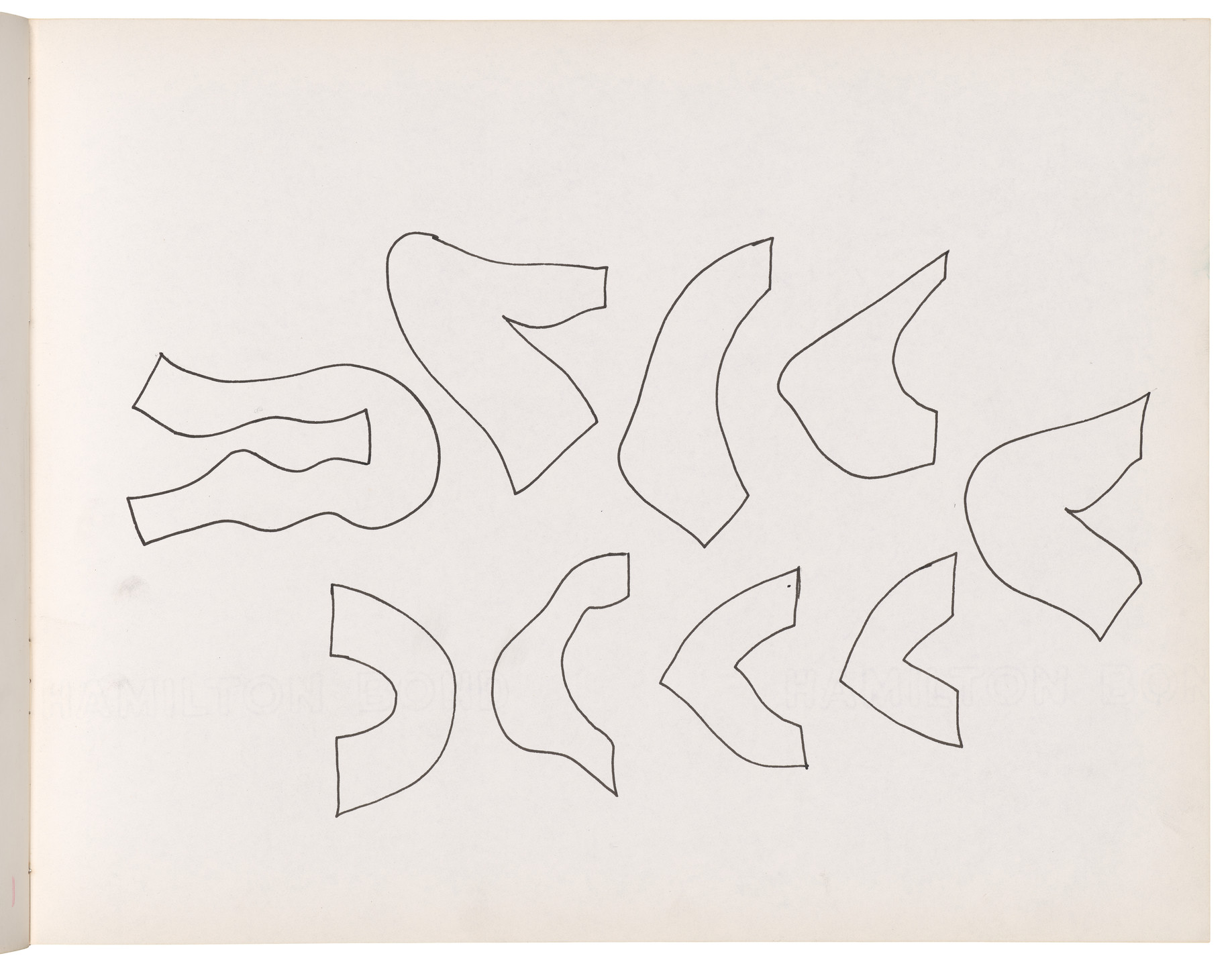 Ellsworth Kelly. Sketchbook #40, New York City. 1959-60