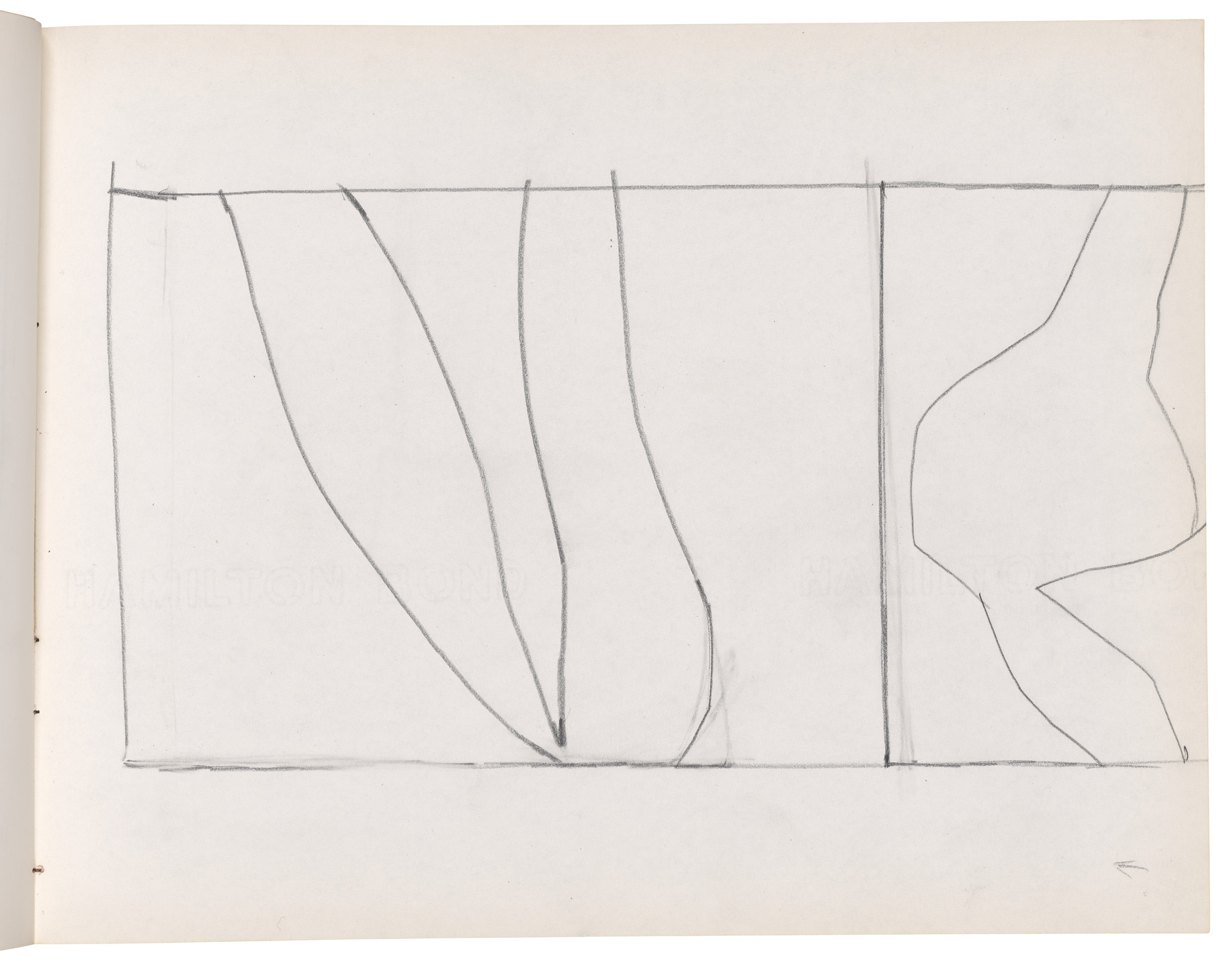 Ellsworth Kelly. Sketchbook #40, New York City. 1959-60