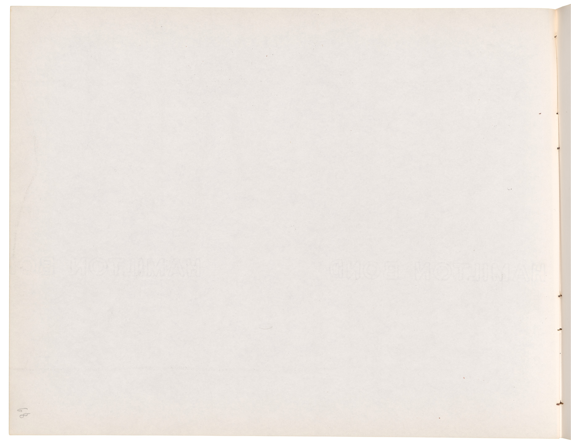 Ellsworth Kelly. Sketchbook #40, New York City. 1959-60