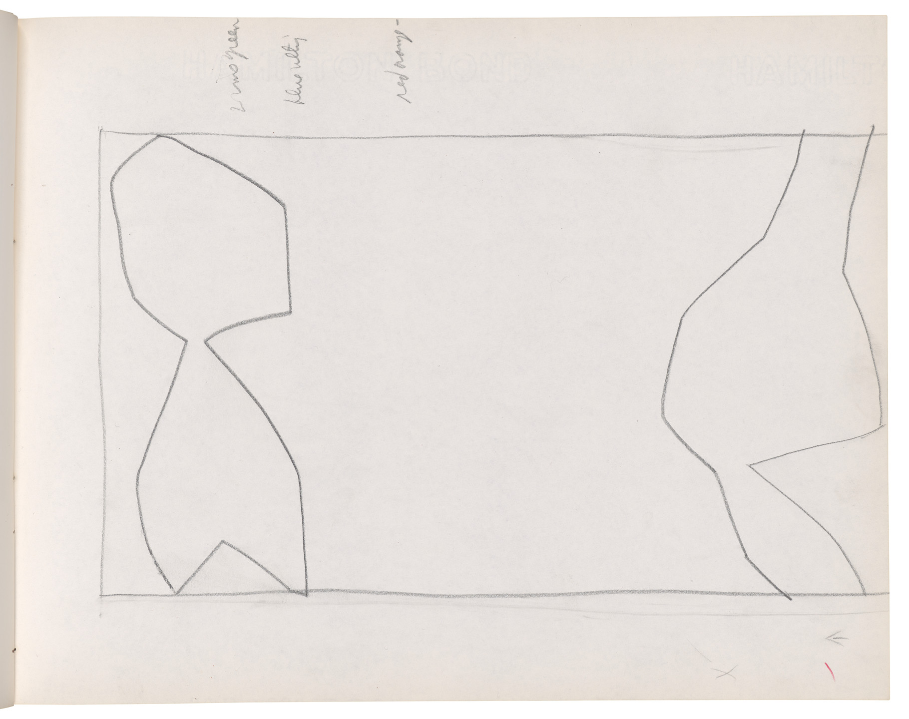 Ellsworth Kelly. Sketchbook #40, New York City. 1959-60