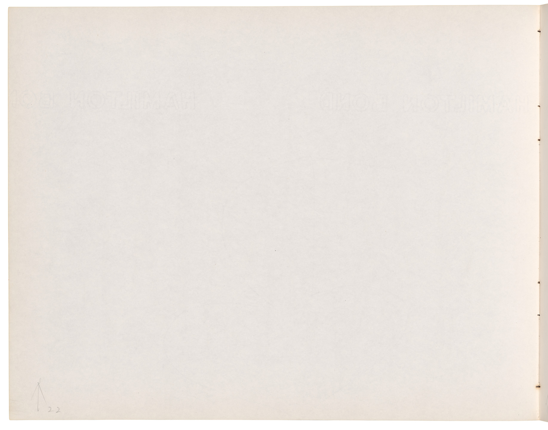 Ellsworth Kelly. Sketchbook #40, New York City. 1959-60