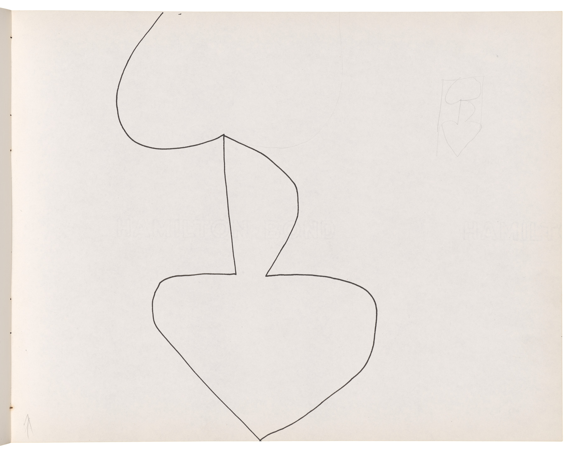 Ellsworth Kelly. Sketchbook #40, New York City. 1959-60