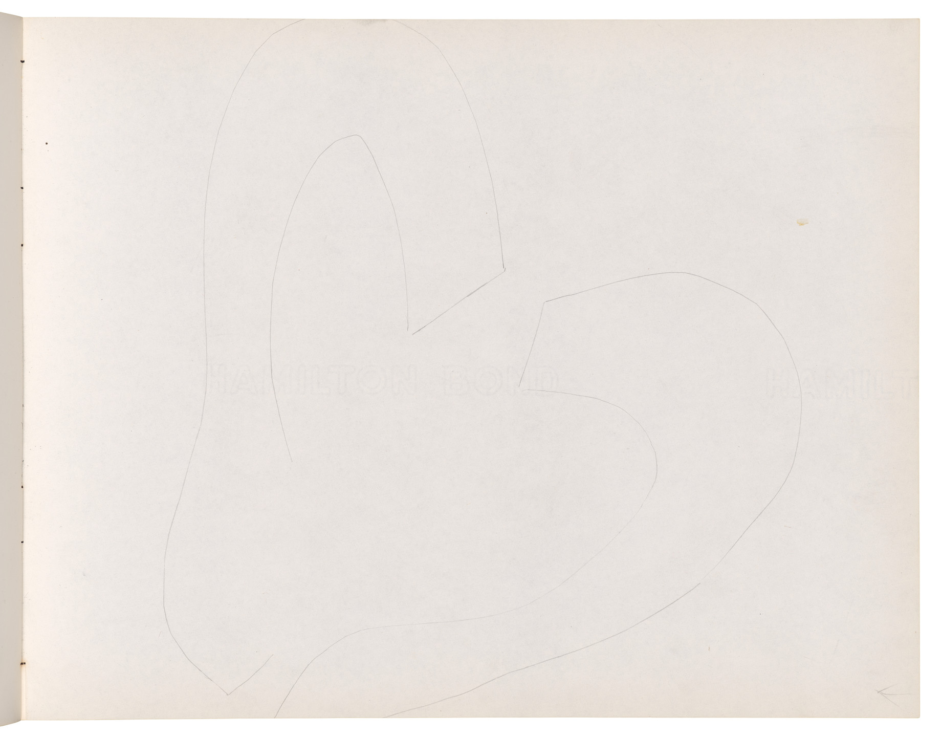 Ellsworth Kelly. Sketchbook #40, New York City. 1959-60