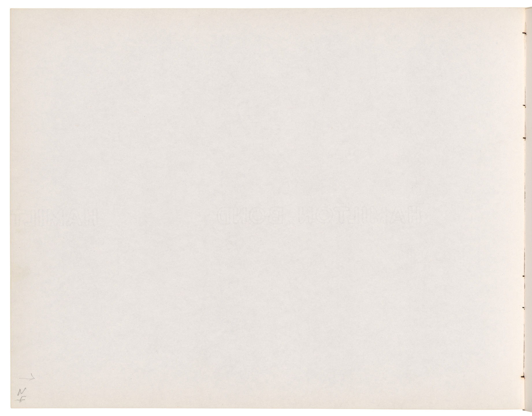 Ellsworth Kelly. Sketchbook #40, New York City. 1959-60