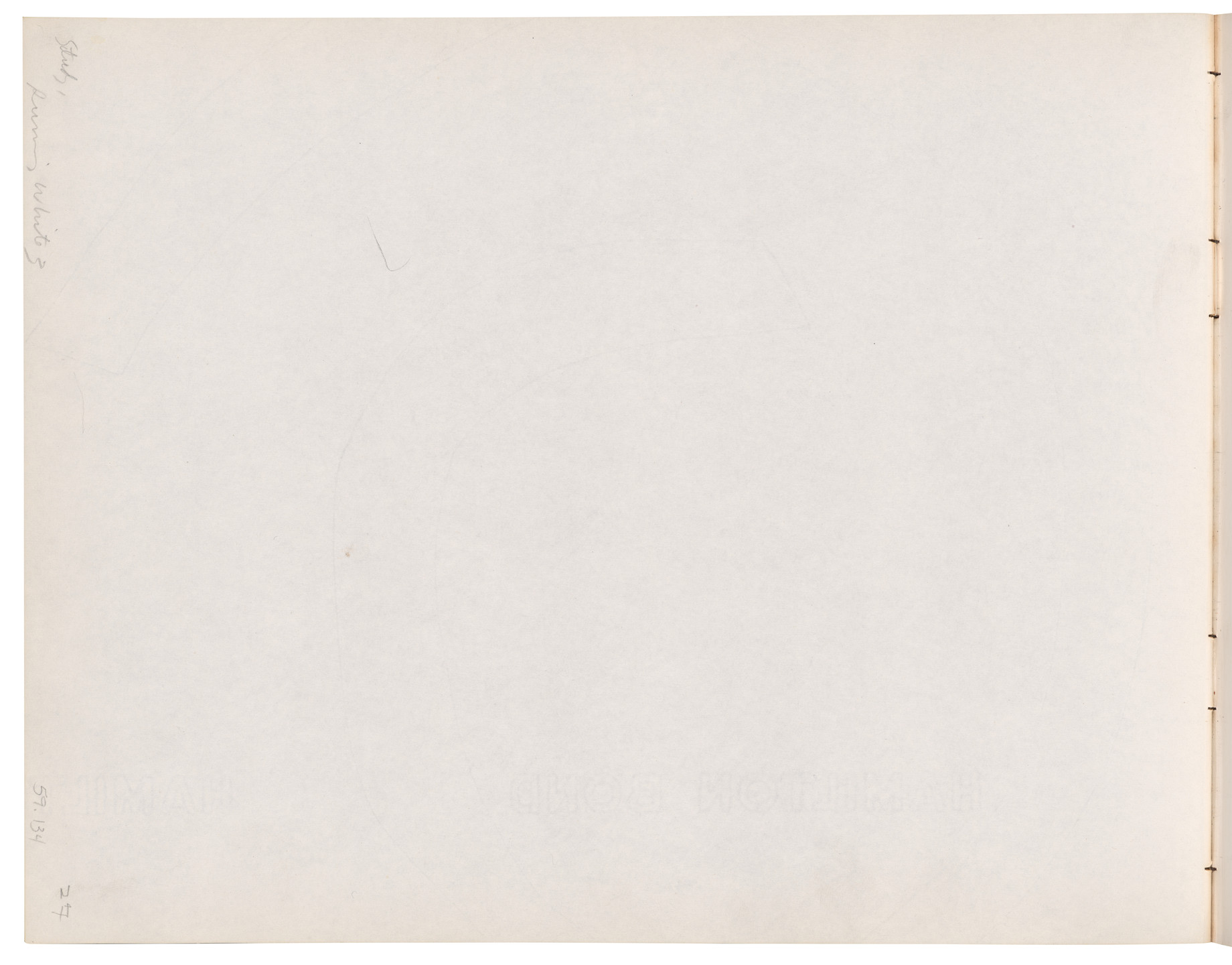 Ellsworth Kelly. Sketchbook #40, New York City. 1959-60