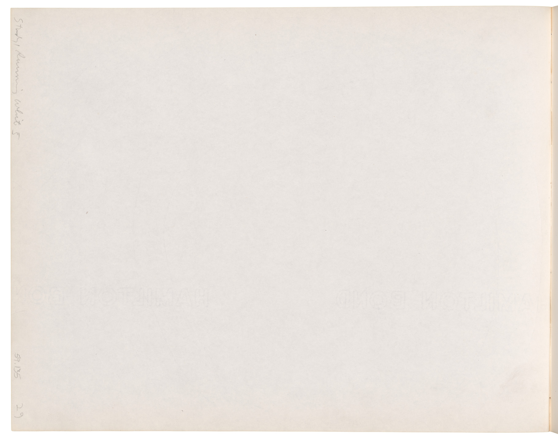 Ellsworth Kelly. Sketchbook #40, New York City. 1959-60