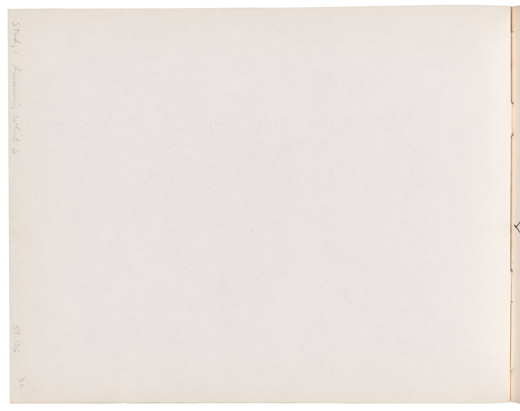 Ellsworth Kelly. Sketchbook #40, New York City. 1959-60