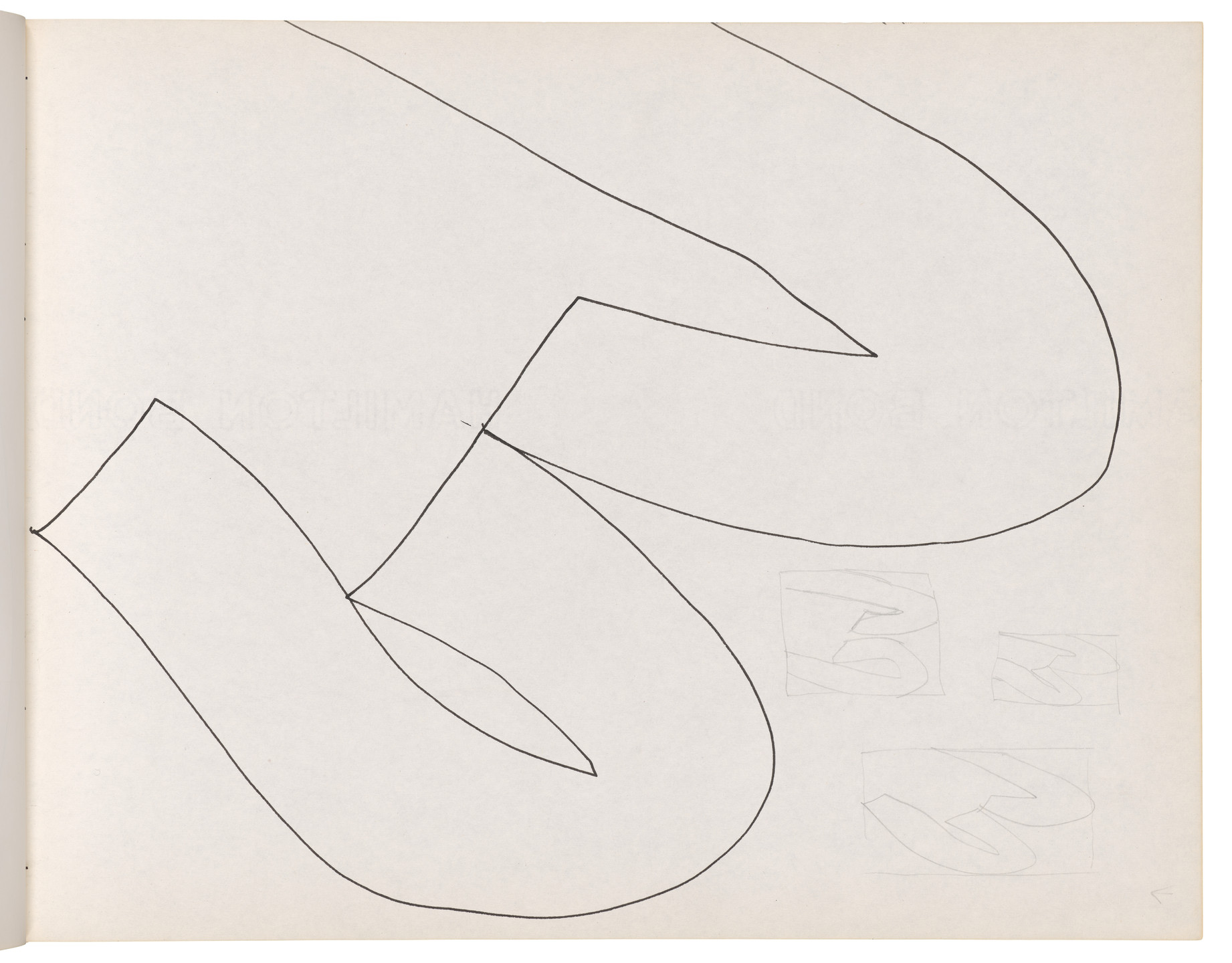 Ellsworth Kelly. Sketchbook #40, New York City. 1959-60
