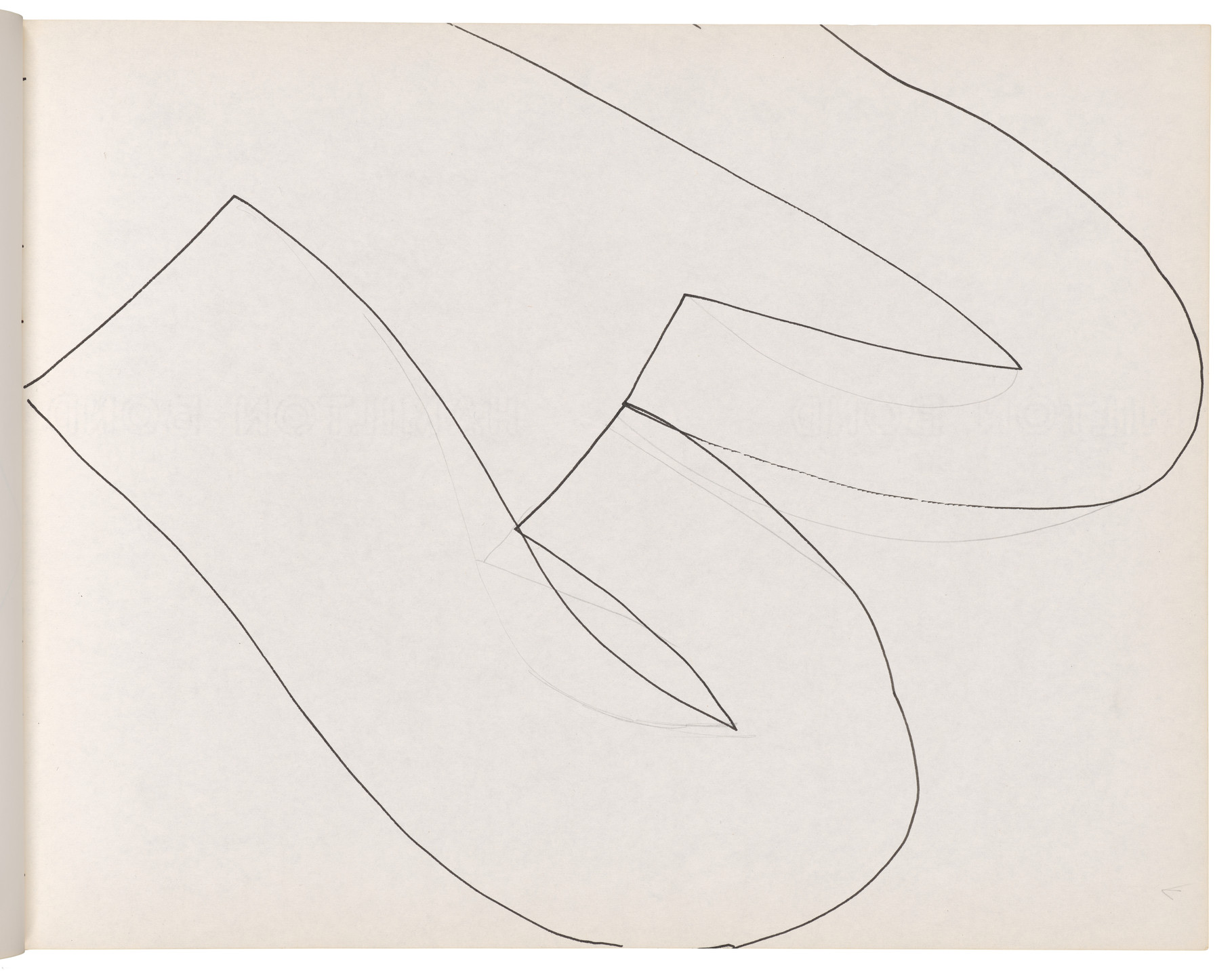 Ellsworth Kelly. Sketchbook #40, New York City. 1959-60