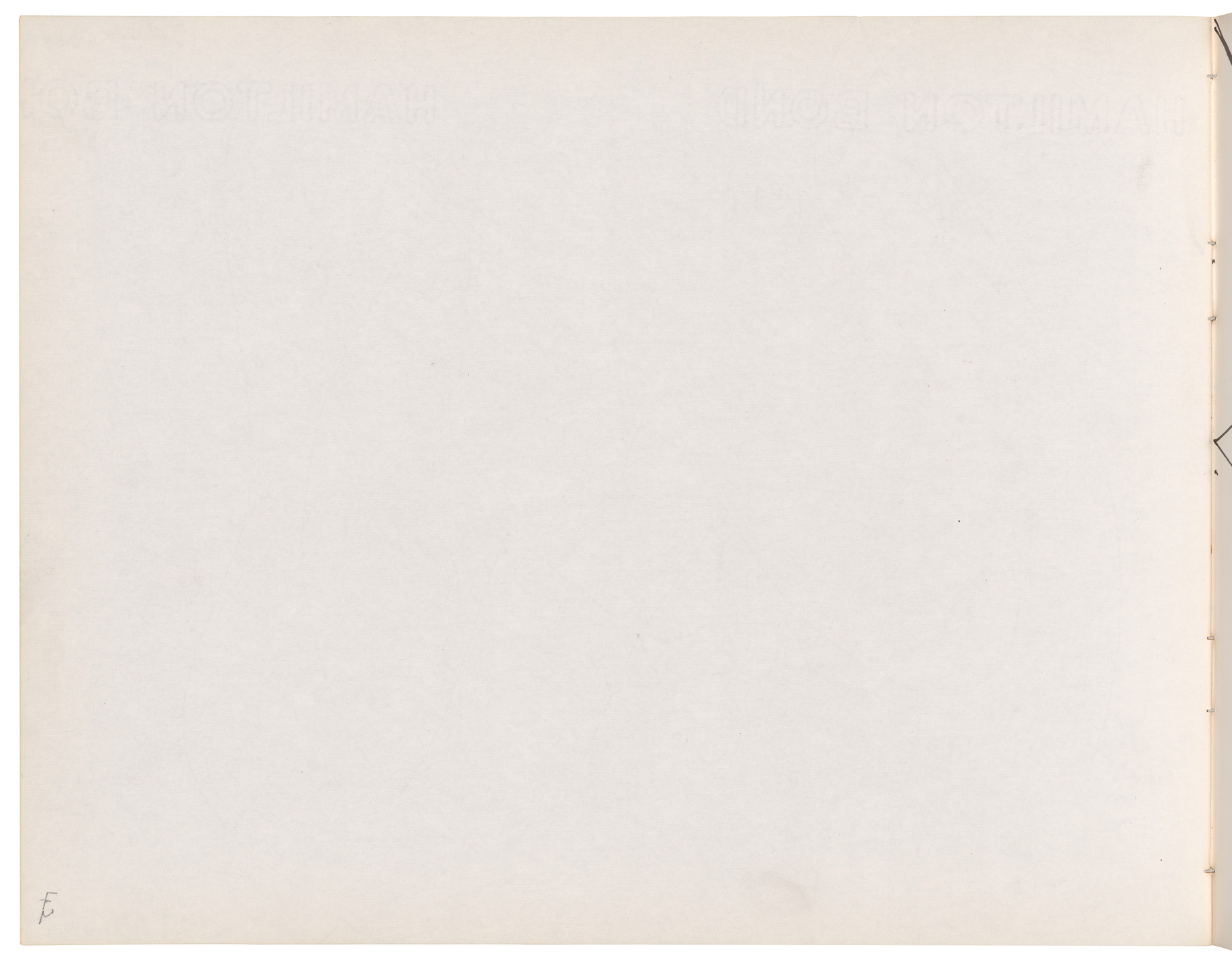 Ellsworth Kelly. Sketchbook #40, New York City. 1959-60