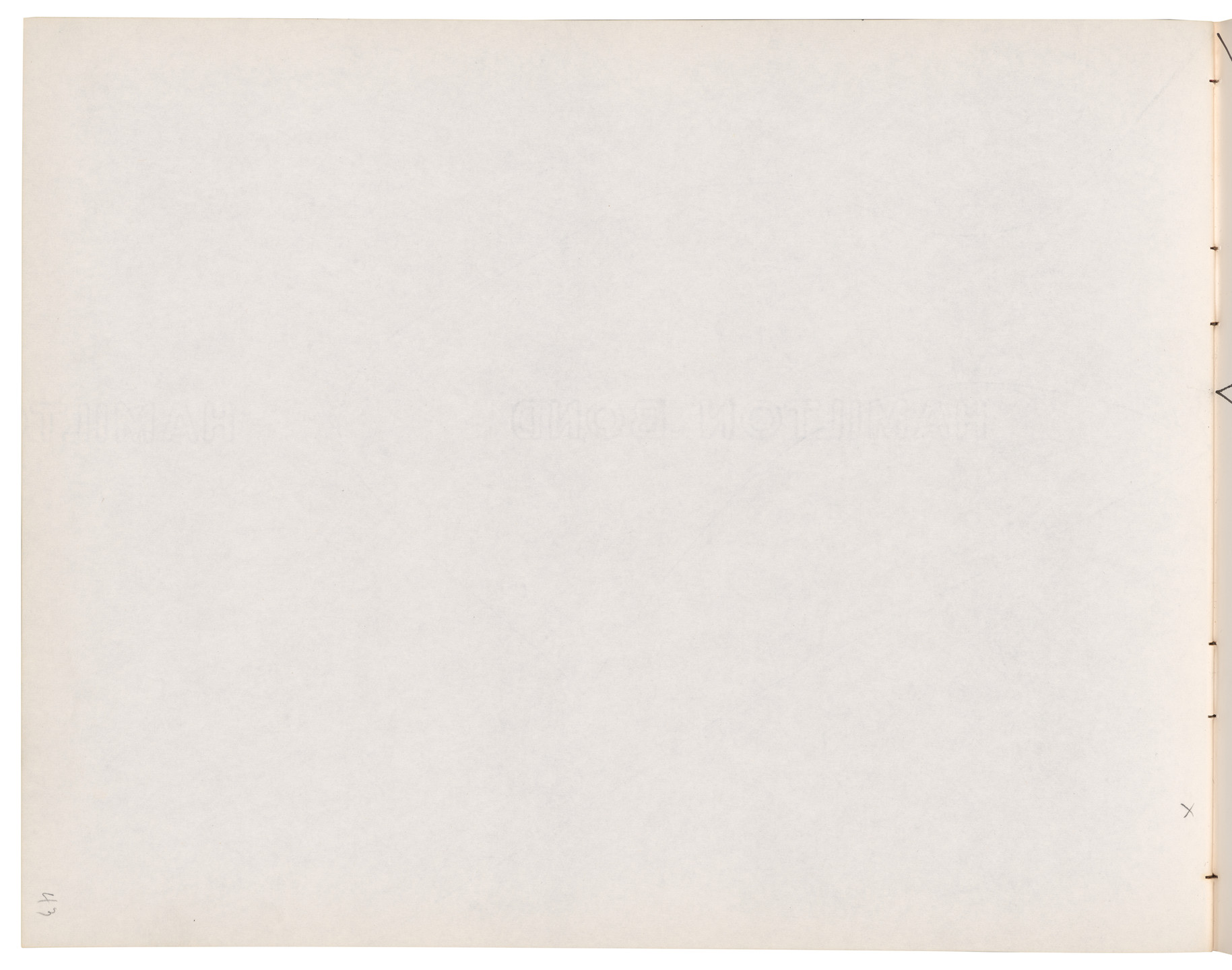 Ellsworth Kelly. Sketchbook #40, New York City. 1959-60
