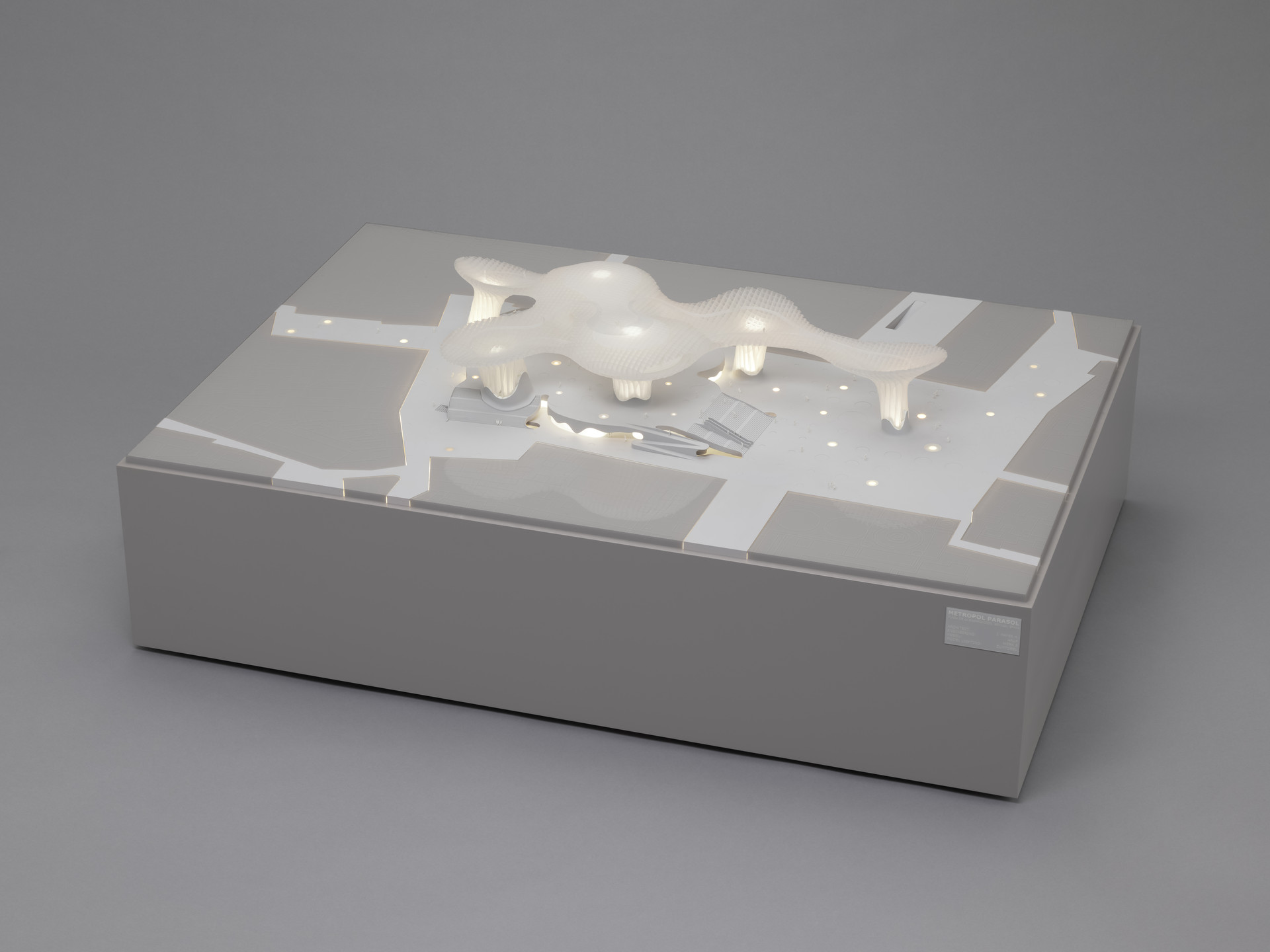 Jürgen Mayer H.. Metropol Parasol, Seville, Spain (Scale model 1:200). 2004-2007