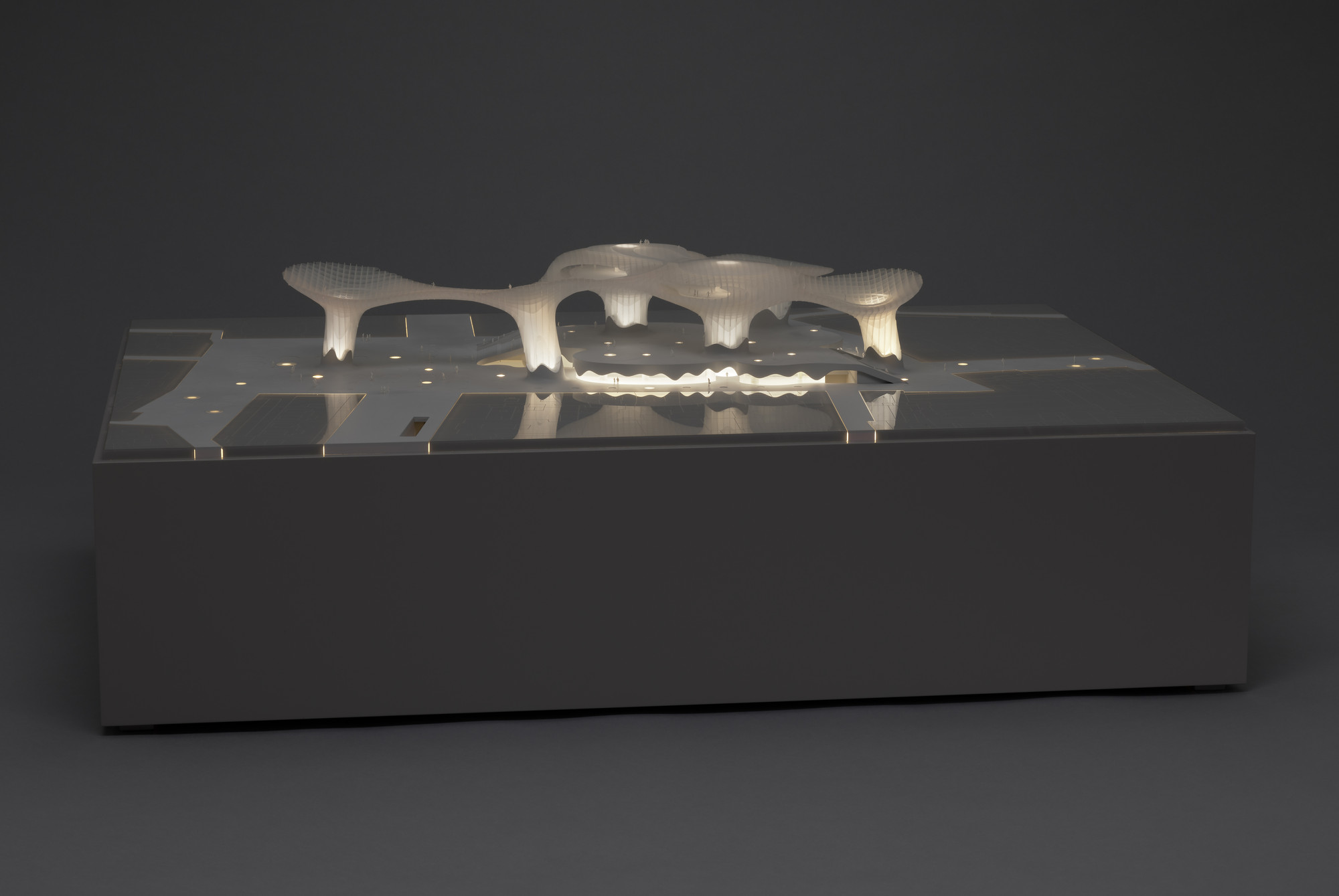 Jürgen Mayer H.. Metropol Parasol, Seville, Spain (Scale model 1:200). 2004-2007