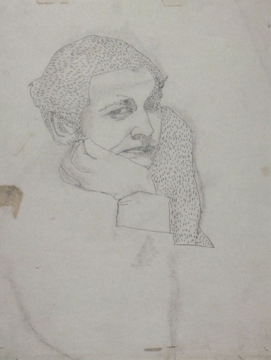 Andy Warhol. Untitled ([Early Work] Woman). (c. 1946)