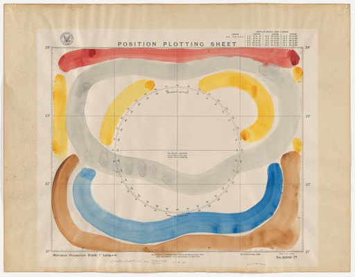 Fred Mitchell. Cloud-Plotting on Coenties Slip. 1961
