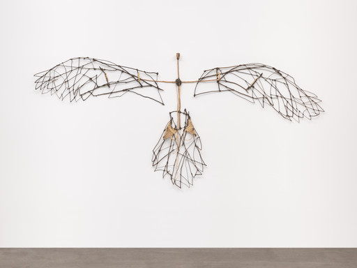 Juan Francisco Elso. Bird that Flies over America. 1985
