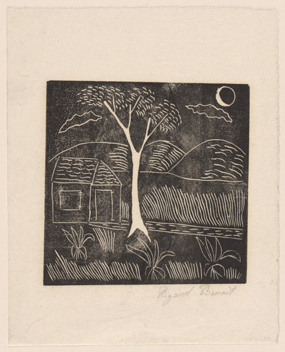 Rigaud Benoit, Unidentified, Haiti. Untitled from 10 Original Woodcuts Signed by the Popular Painters of Haiti (10 Gravures Originales signées par les peintres populaires d'Haiti). 1947
