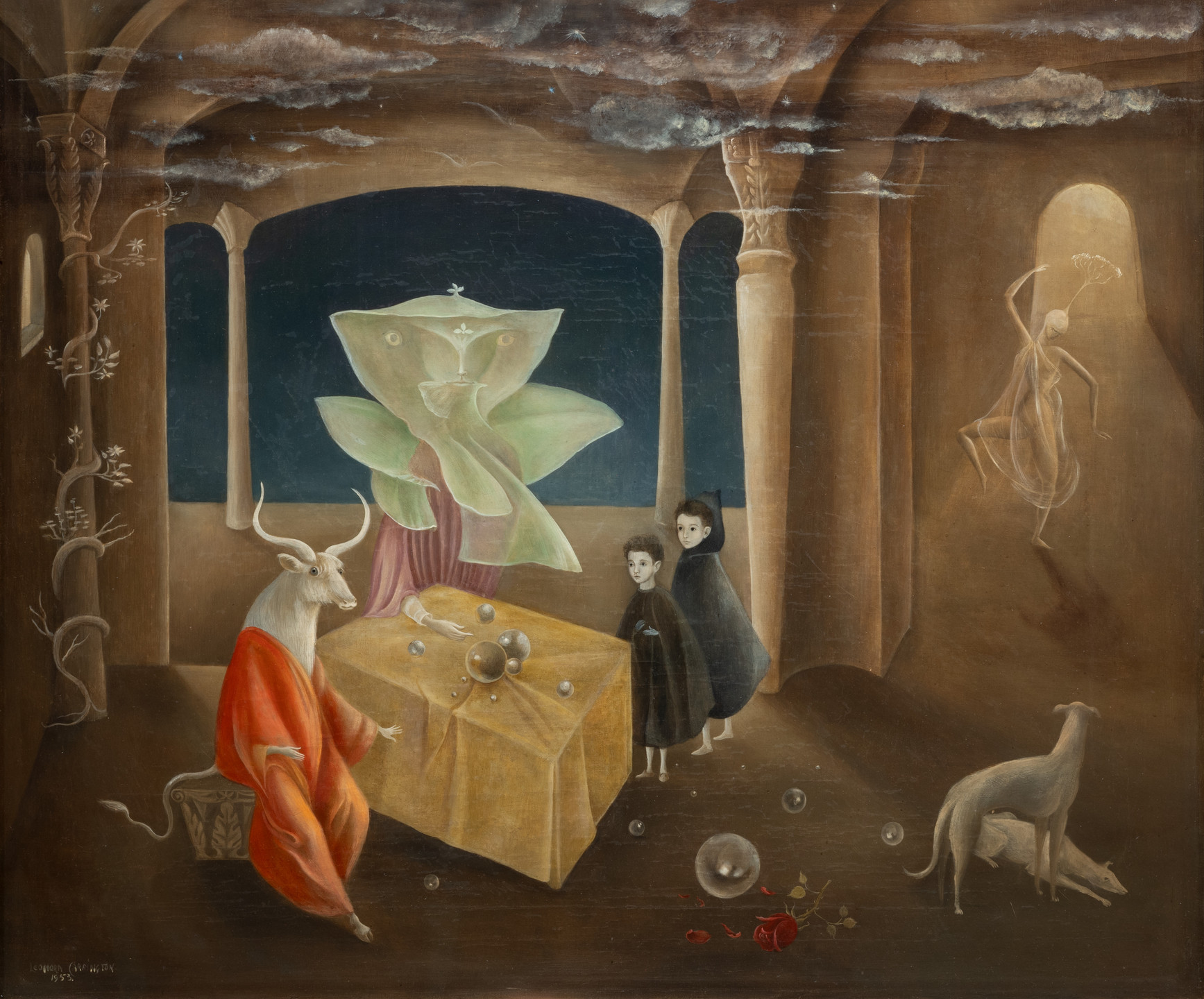 Leonora Carrington. And Then We Saw the Daughter of the Minotaur. 1953