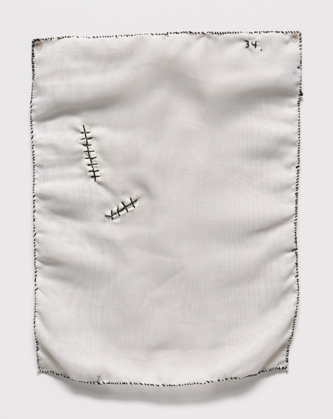 José Leonilson. 34 with Scars. 1991