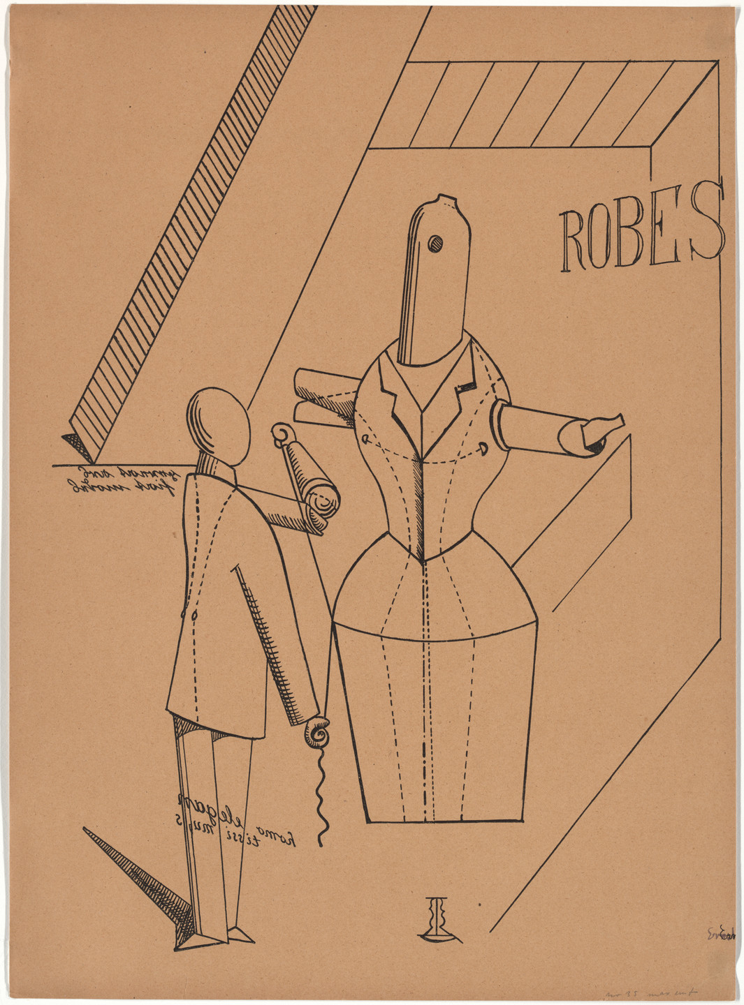 Max Ernst. Plate I from Let There Be Fashion, Down With Art (Fiat modes pereat ars). 1920