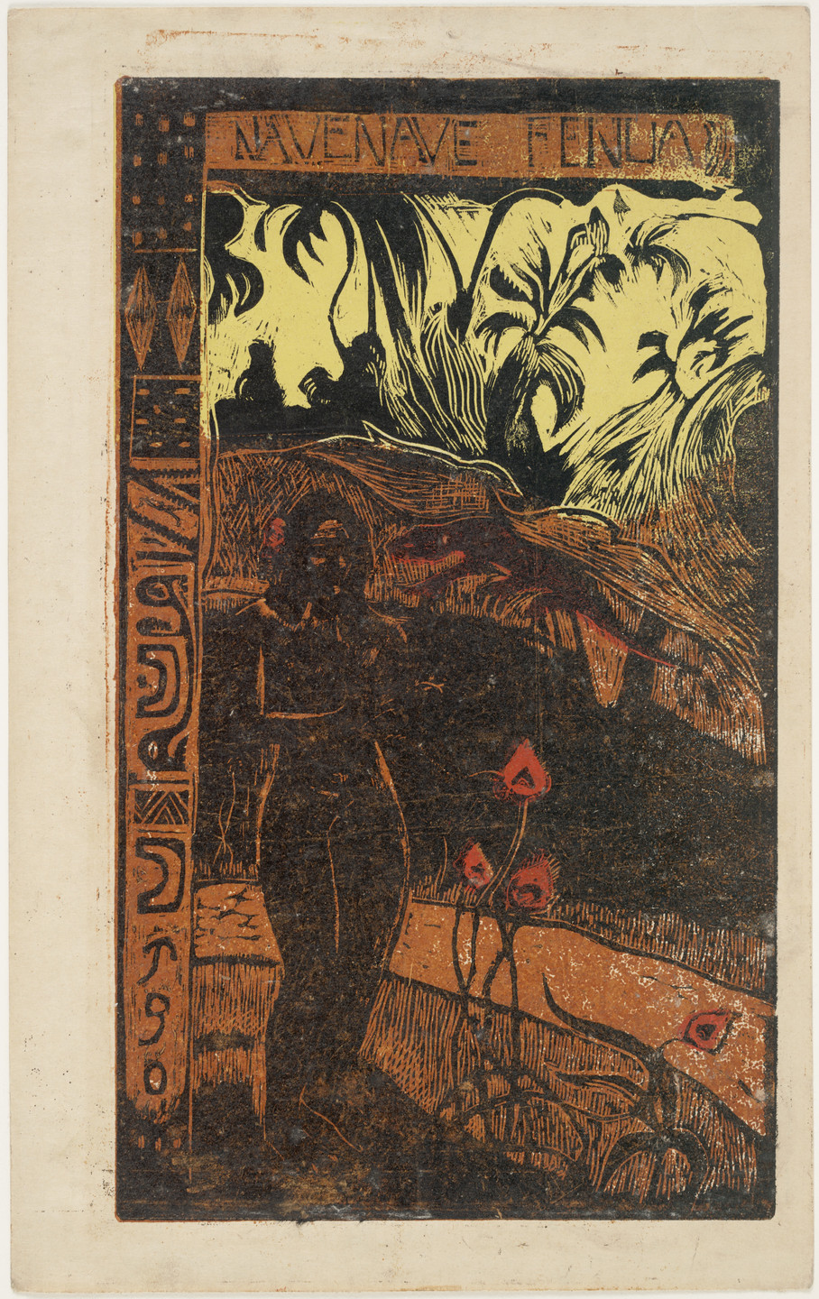 Paul Gauguin. Nave nave fenua (Delightful Land) from Noa Noa (Fragrant Scent). 1893–94