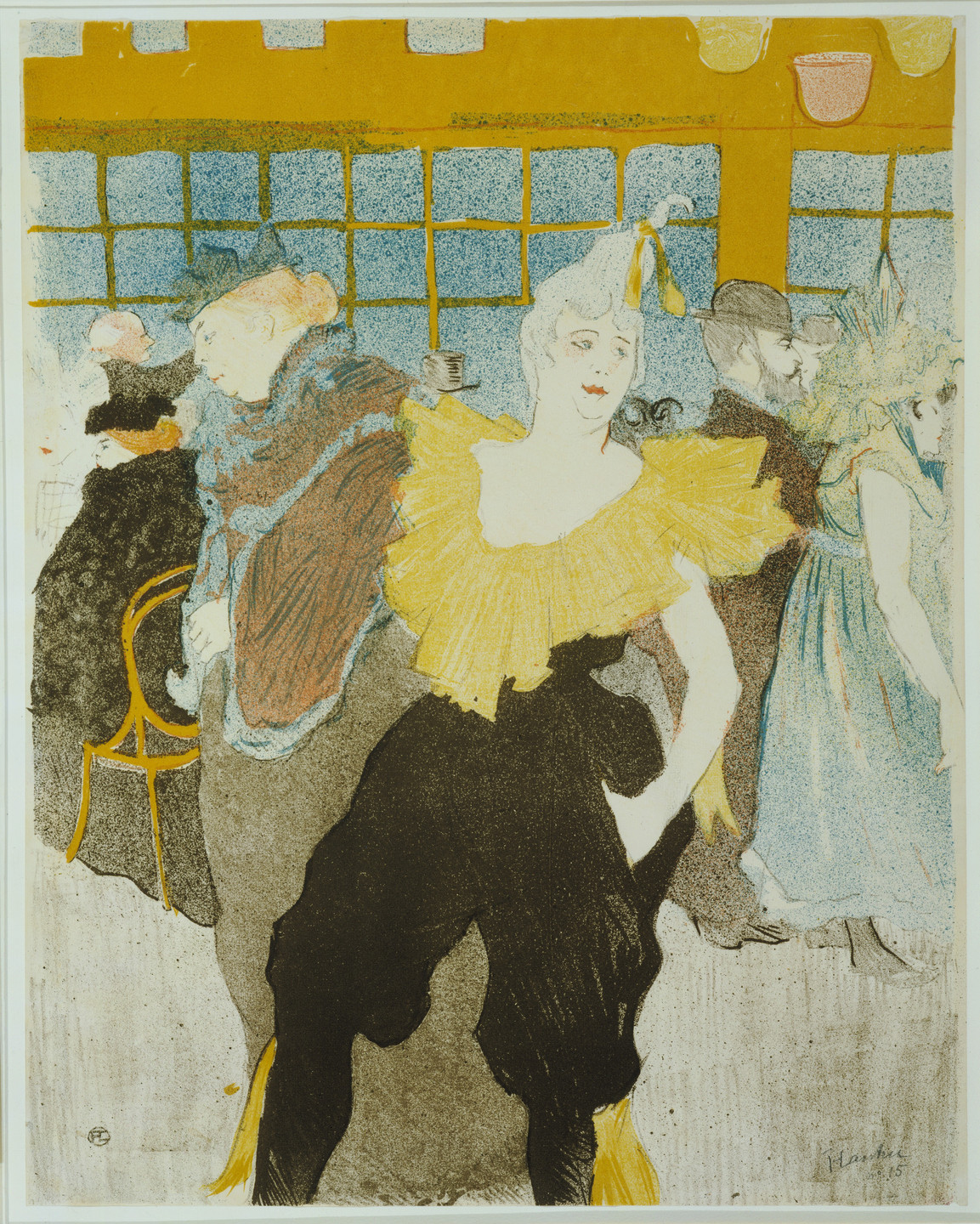 Henri de Toulouse-Lautrec. The Clowness at the Moulin Rouge (La Clownesse au Moulin Rouge). 1897
