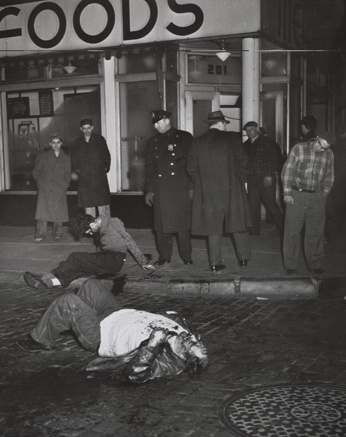Weegee (Arthur Fellig). Saloon Brawl. 1942