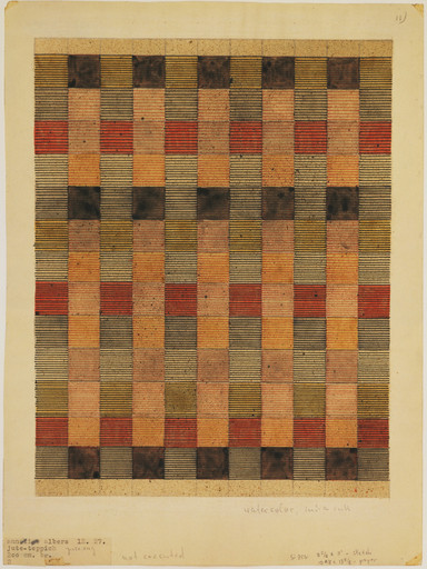 Anni Albers. Design for Jute Rug. 1927