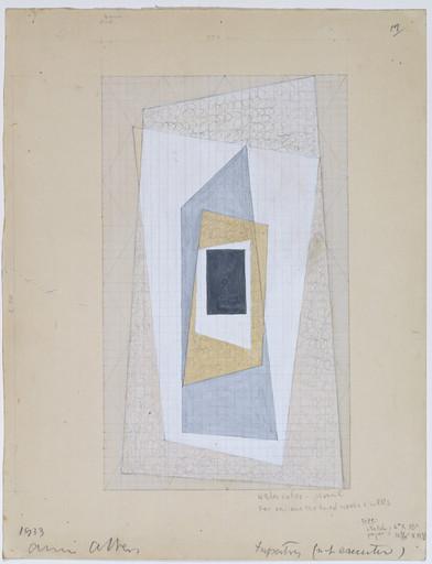 Anni Albers. Design for Tapestry. 1933