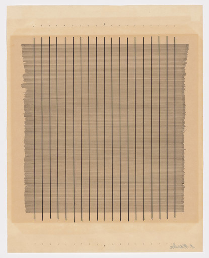 Agnes Martin. Organ Note. 1962