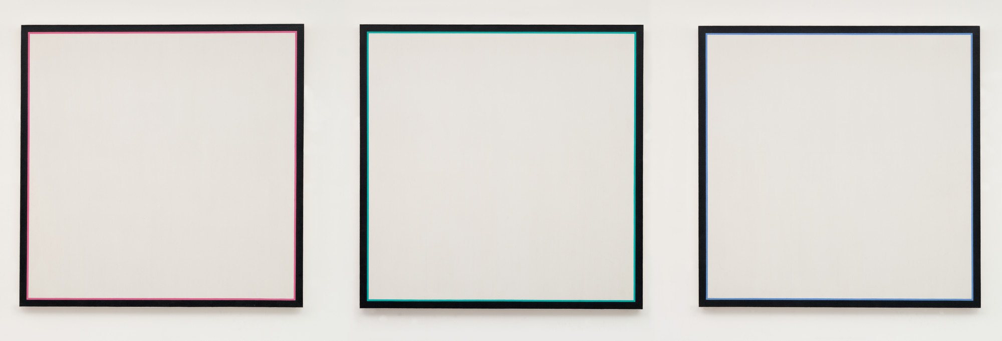 Jo Baer. Primary Light Group: Red, Green, Blue. 1964-65