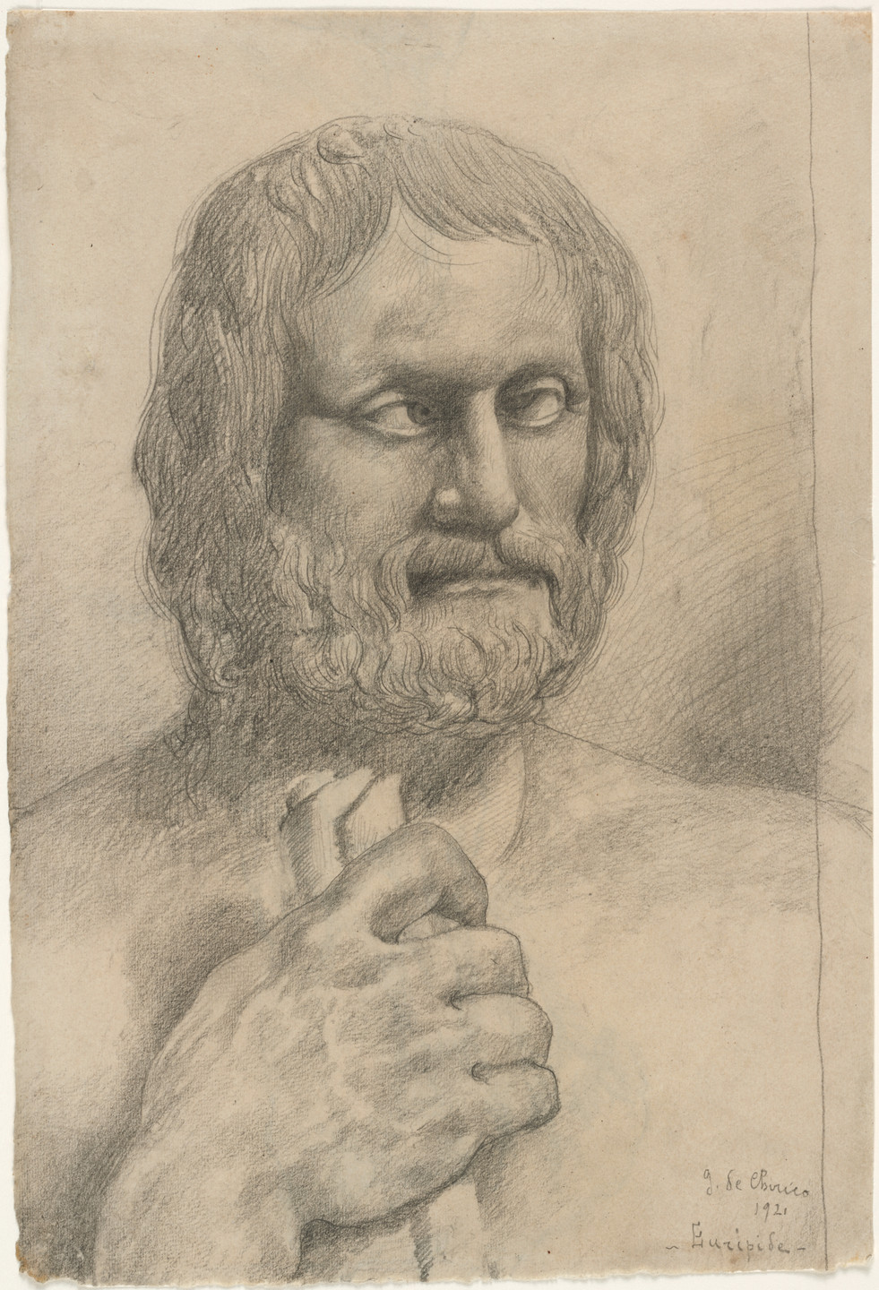 Giorgio de Chirico. Euripides. 1921