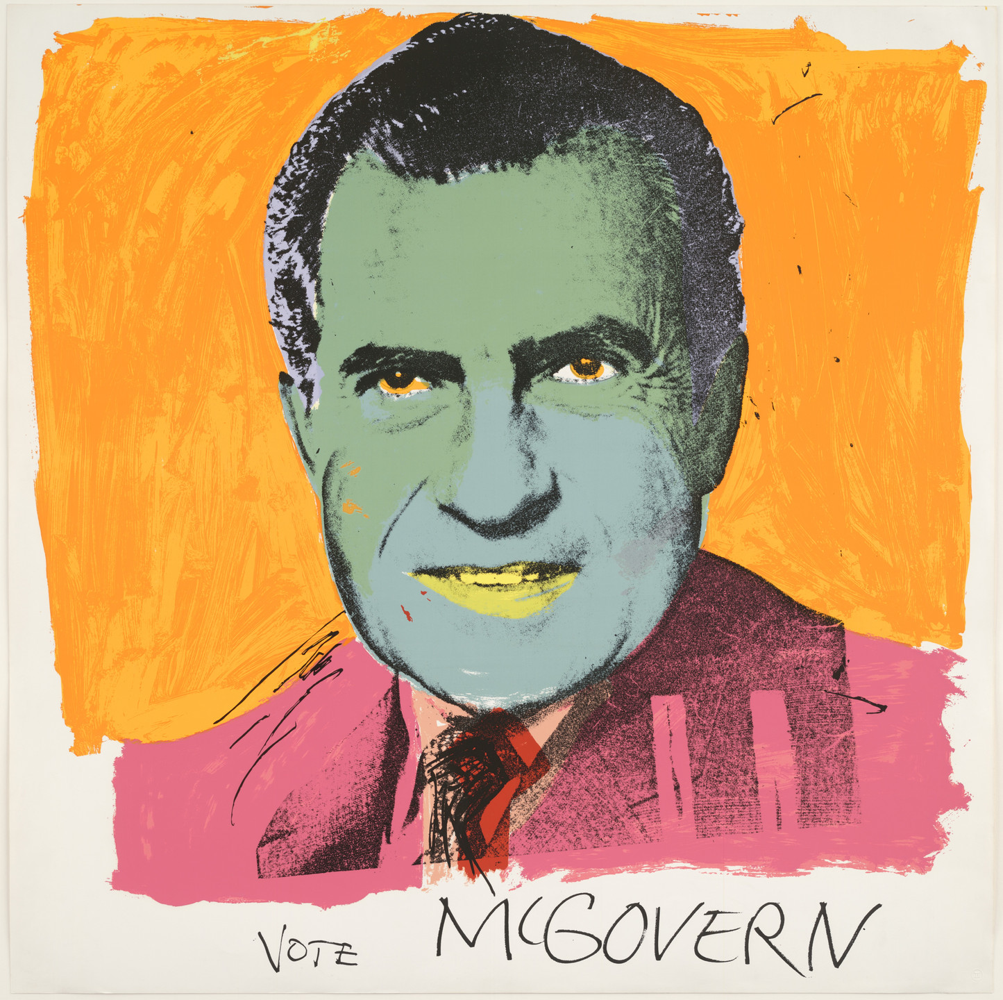 Andy Warhol. Vote McGovern. 1972