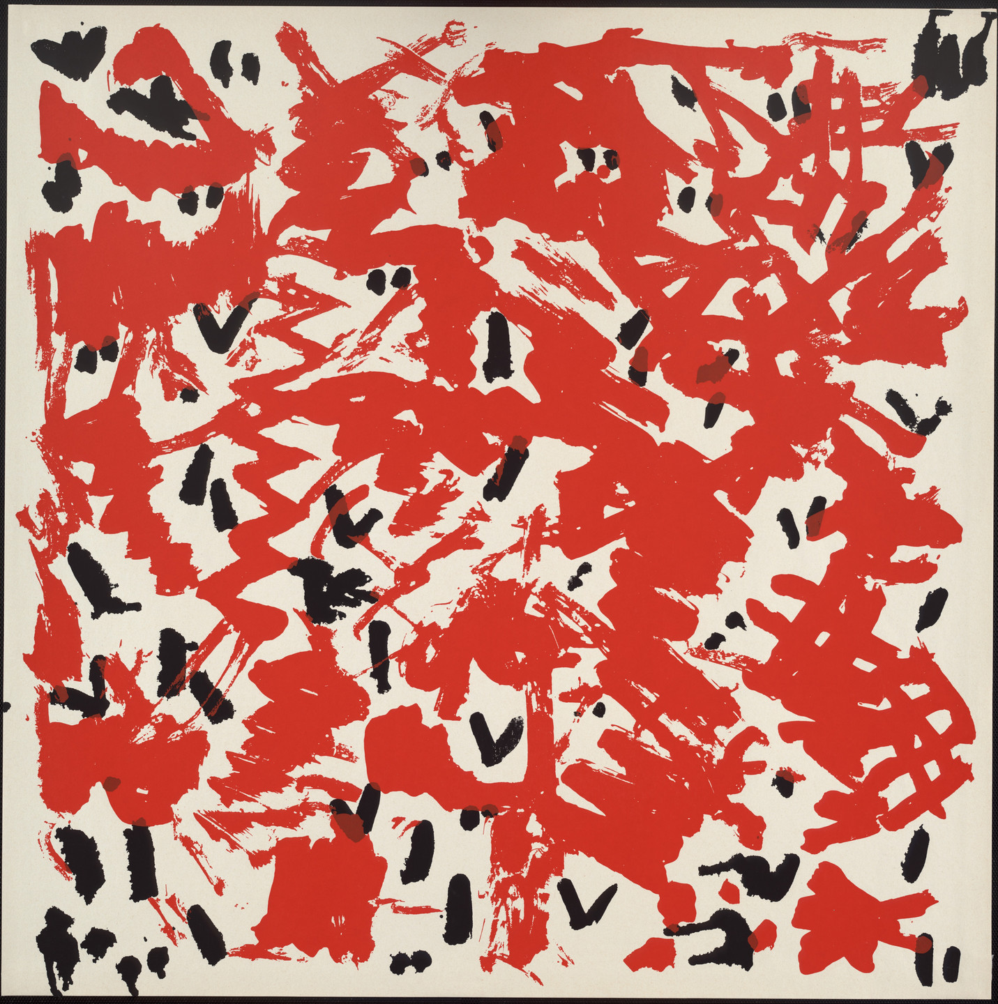 A.R. Penck (Ralf Winkler). Untitled from the portfolio Ur End Standart. 1972