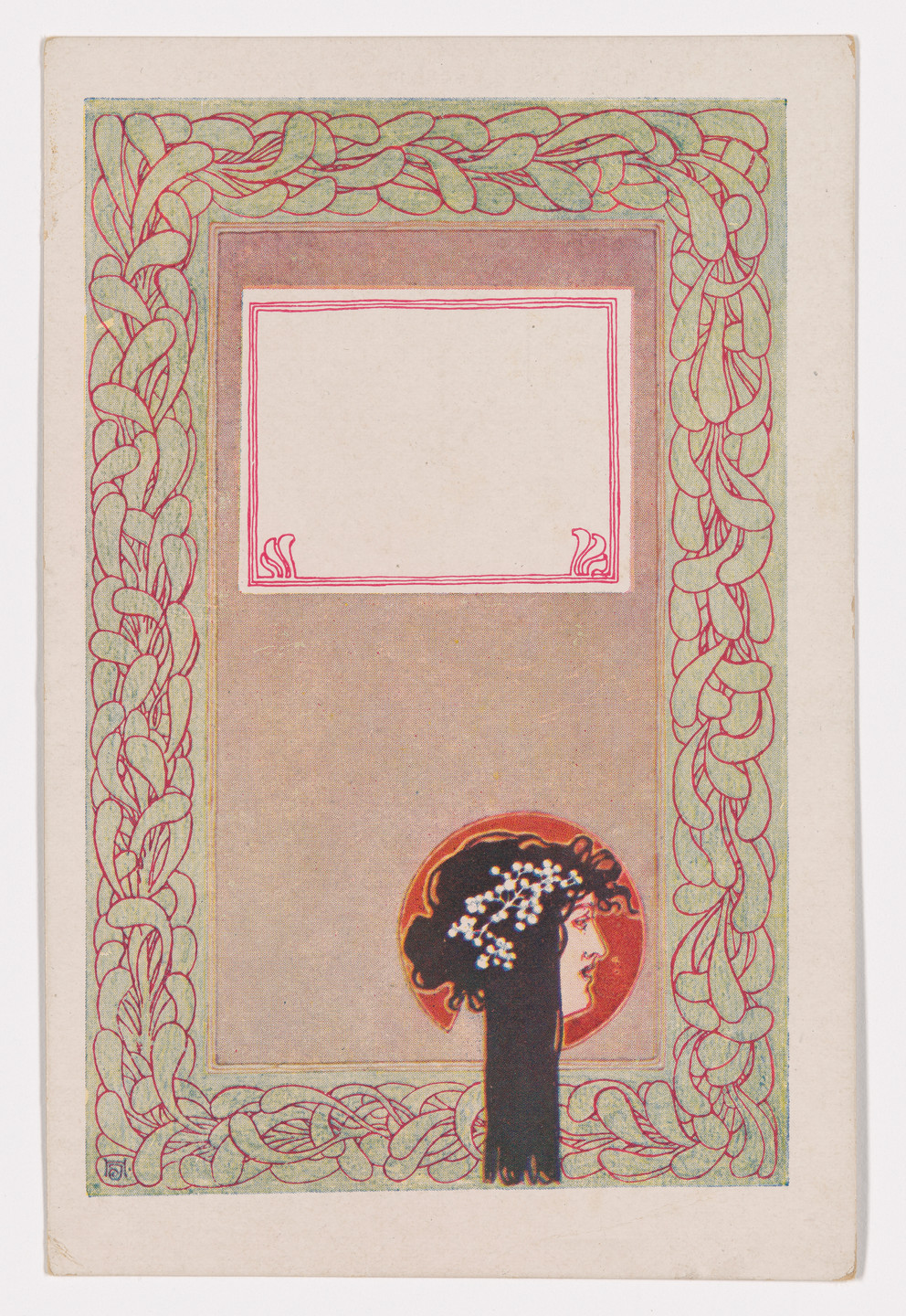 Josef Hoffmann. Wiener Künstler-Postkarte Serie 33/10. c. 1898