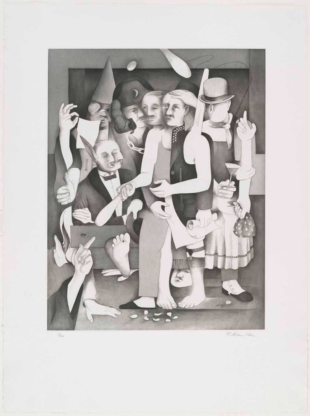 Richard Hamilton. The Transmogrifications of Bloom. 1984-85