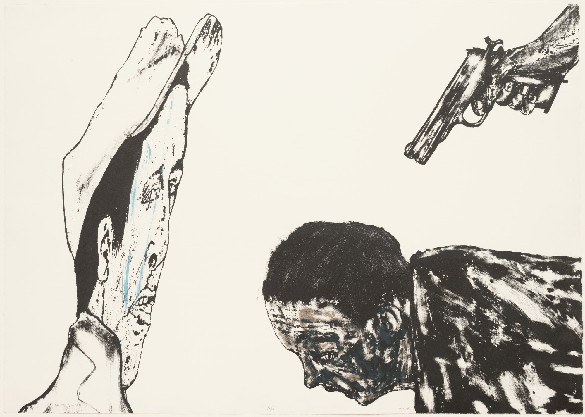 Leon Golub. White Squad. 1987