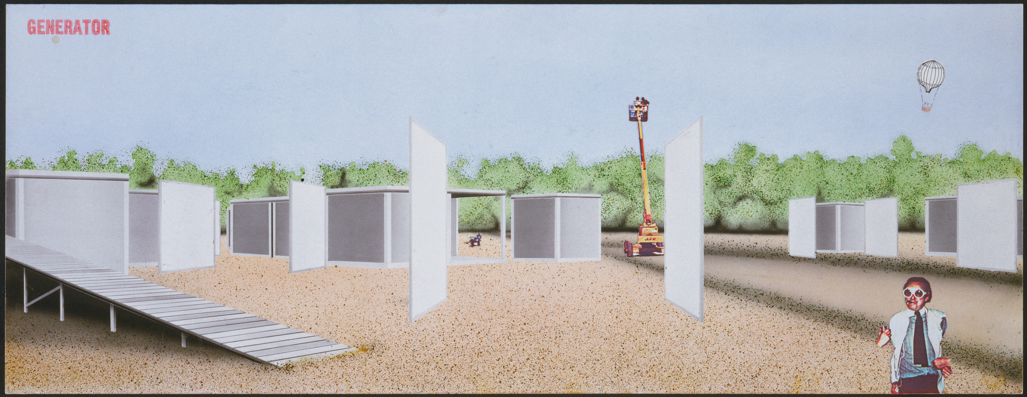 Cedric Price. Generator Project, White Oak, Florida (Perspective). 1978-80