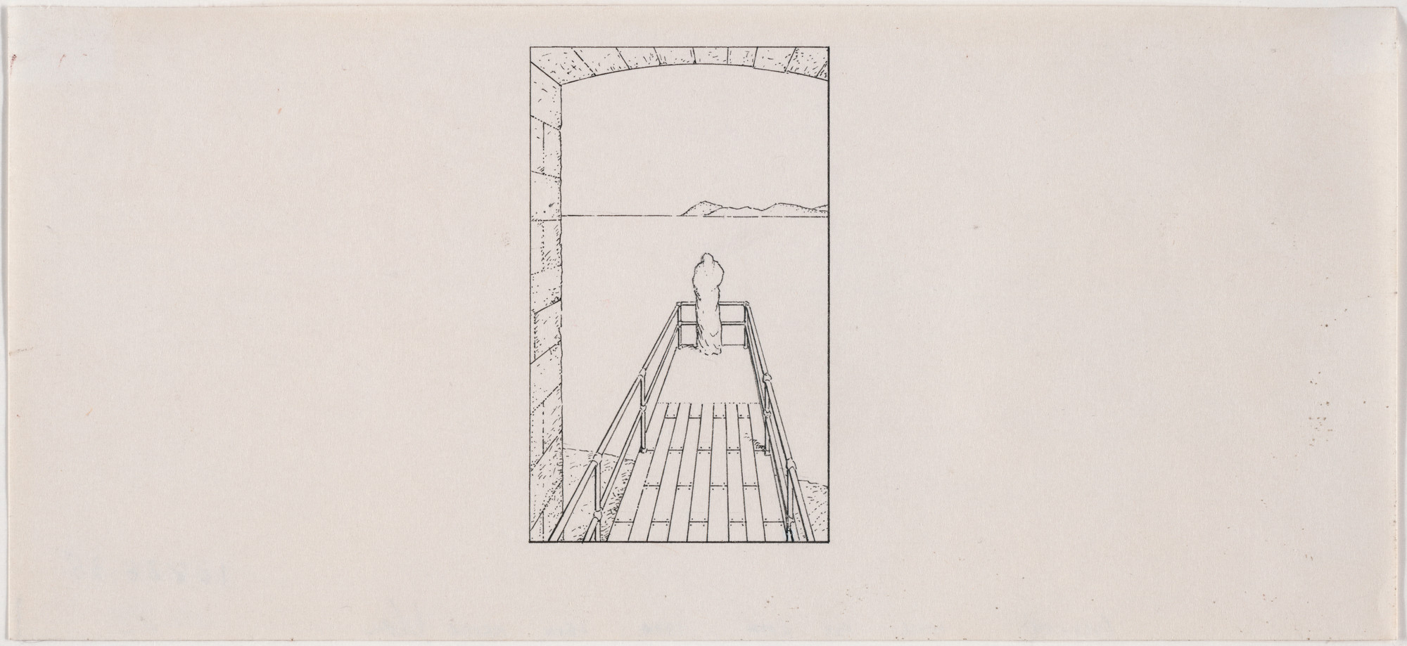 Leon Krier. House for Rita, project, Perspective. 1974