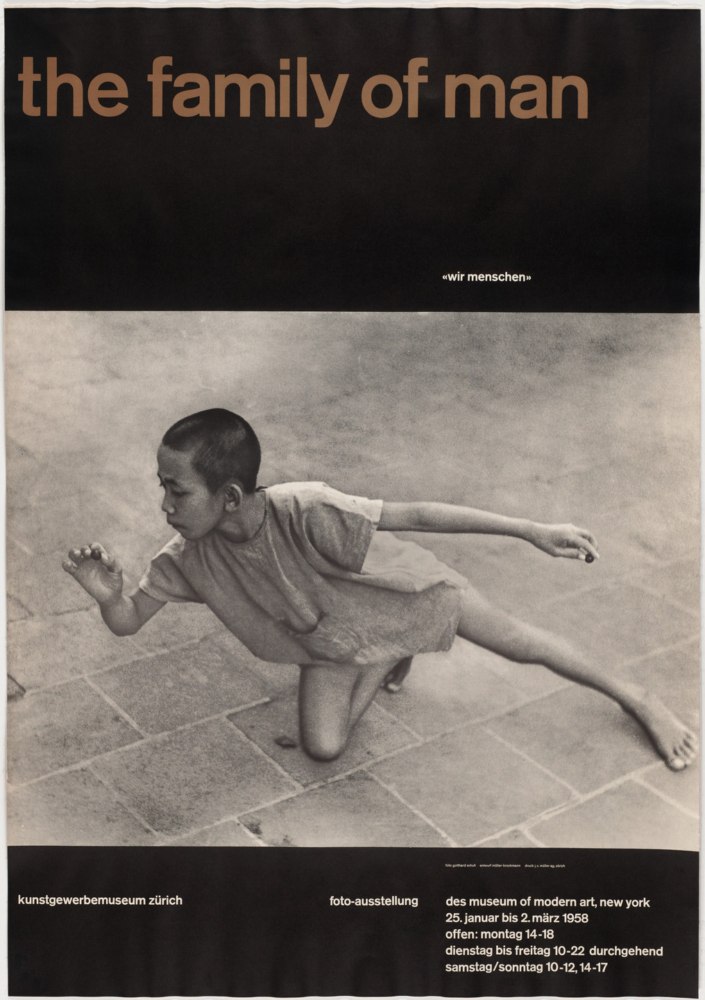 Josef Müller-Brockmann. The Family of Man. 1957-58