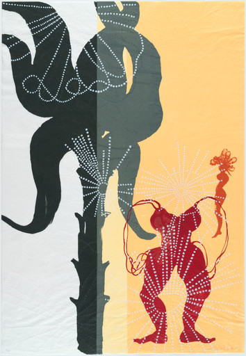 Shahzia Sikander. Afloat. 2001