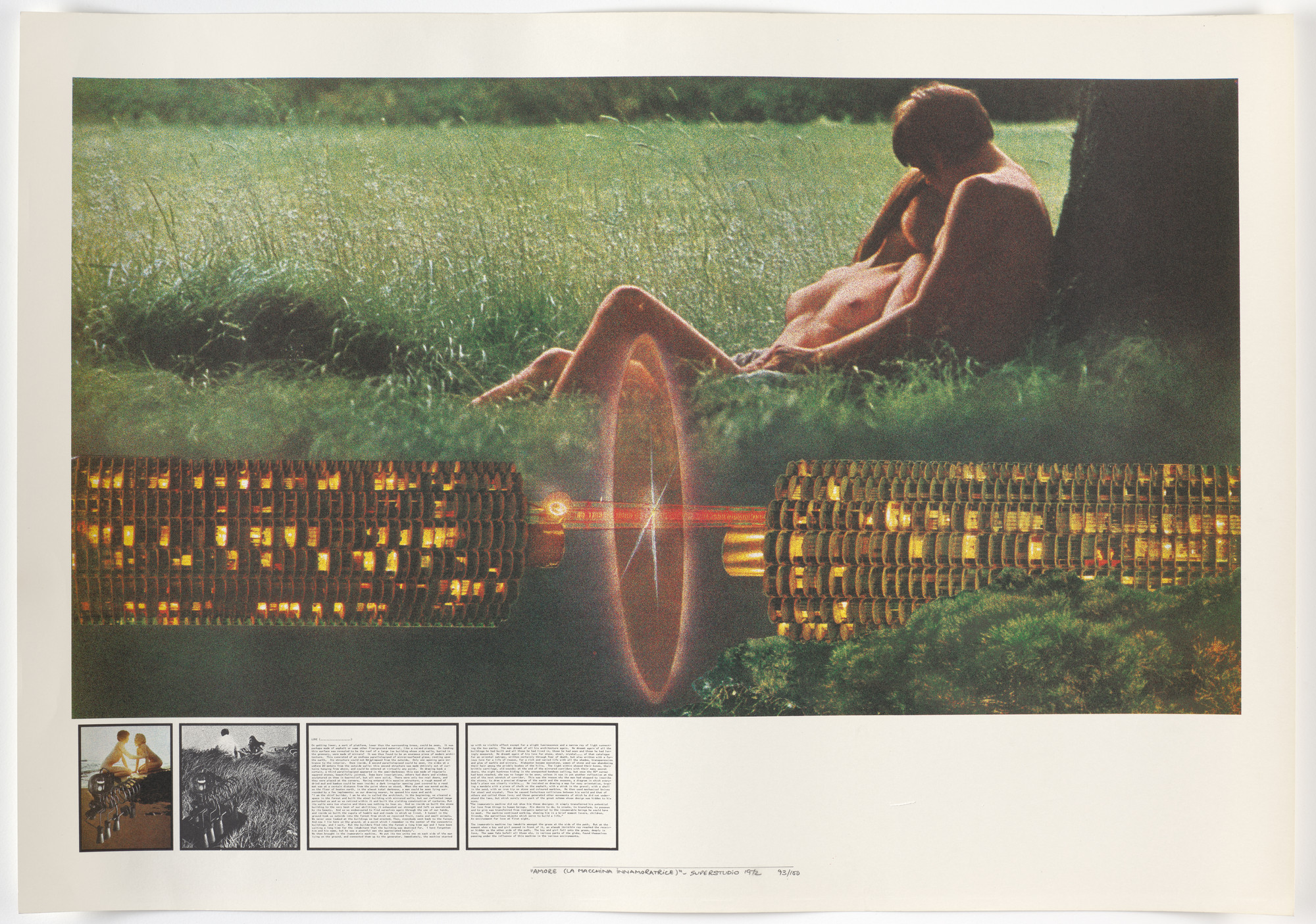 Superstudio, Gian Piero Frassinelli, Alessandro Magris, Roberto Magris, Adolfo Natalini, Cristiano Toraldo di Francia, Alessandro Poli. Fundamental Acts: Love. 1971-1973