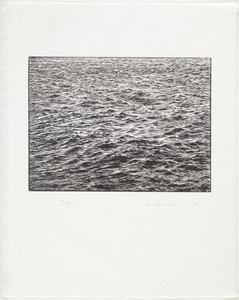 Ocean Surface Woodcut 1992