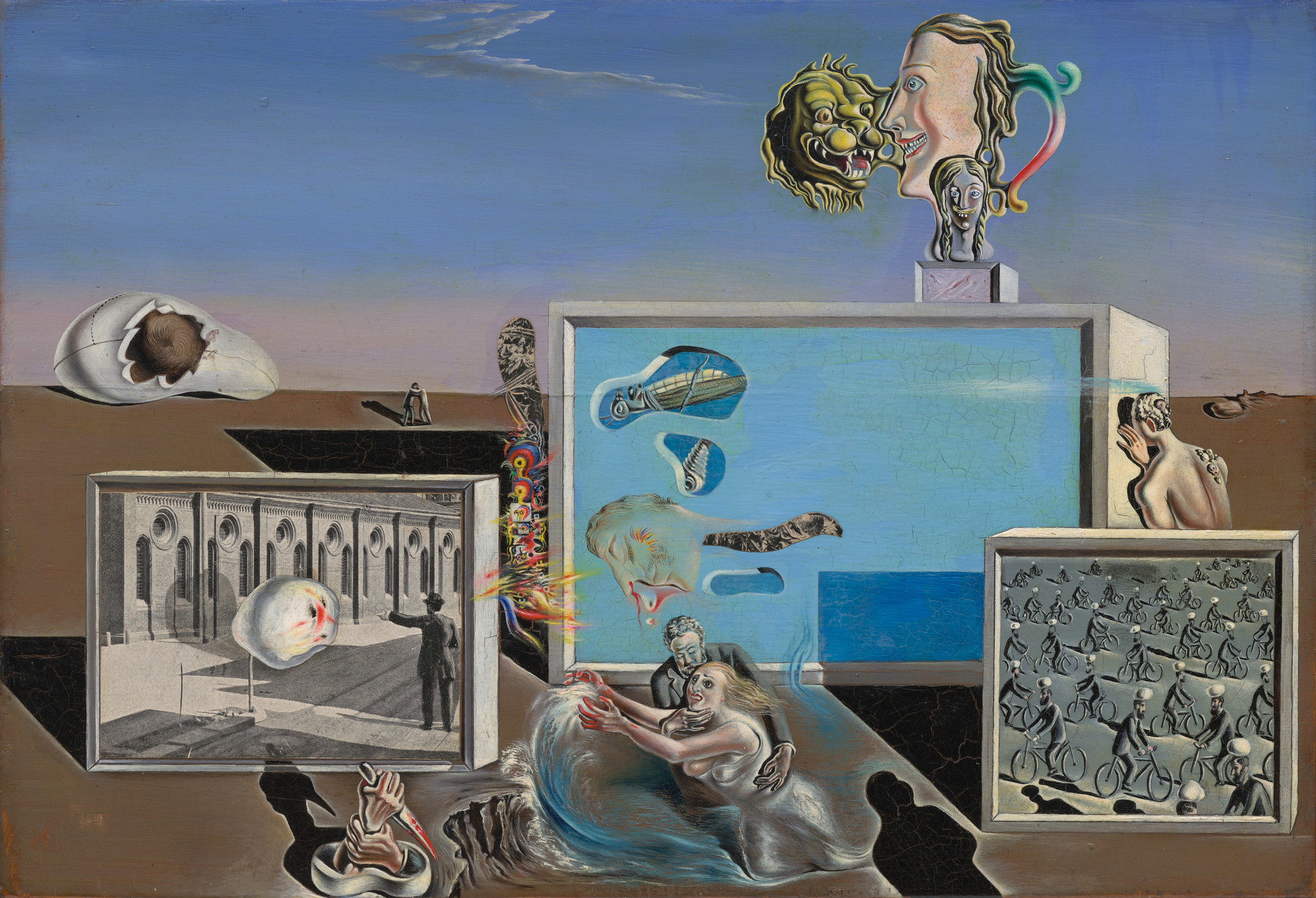 Salvador Dalí. Illumined Pleasures. 1929