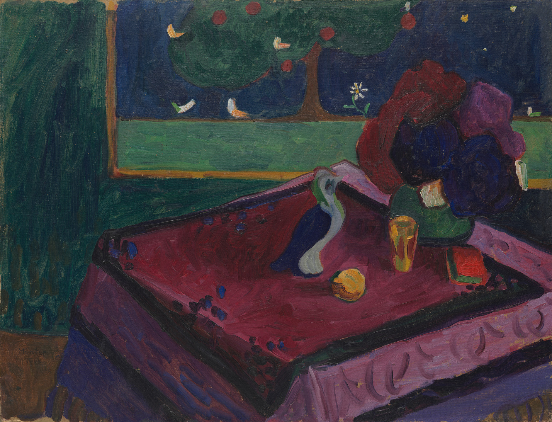 Gabriele Münter. Interior (Das Interieur). 1908