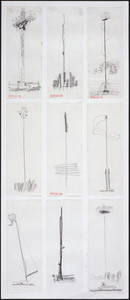 Generator Project, White Oak, Florida, Trees natural and man-made; site totems