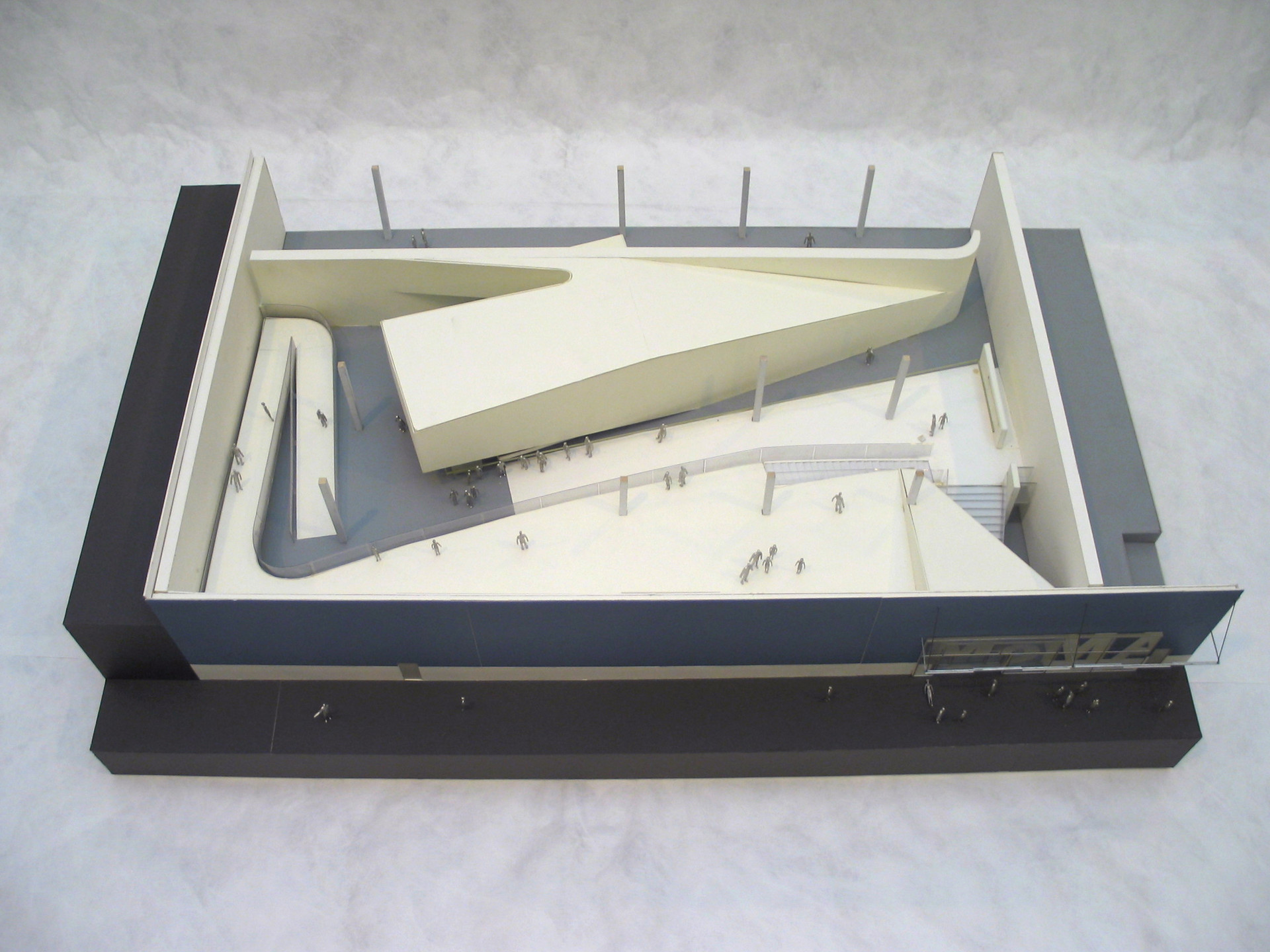 Michael Maltzan. MoMA QNS, Long Island City, New York, Model of Lobby. 1999-2002
